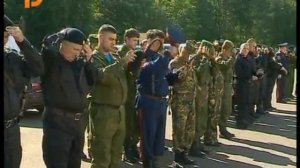 Впервые в Костроме прошел  строевой смотр окружного казачьего общества