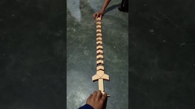 wooden composite sword