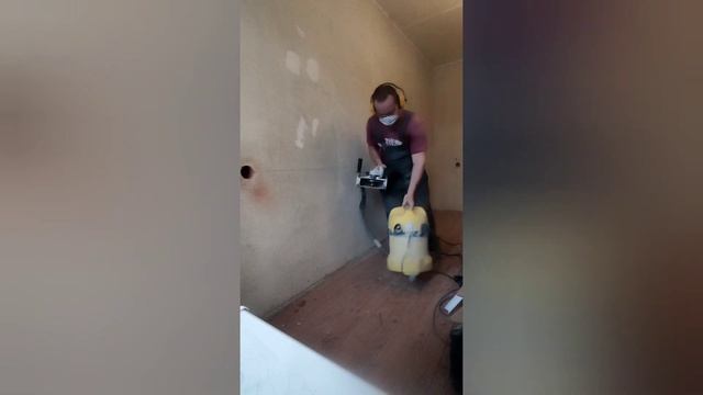 Штроборез Фиолент БЗ-40 после доработки. смотреть онлайн