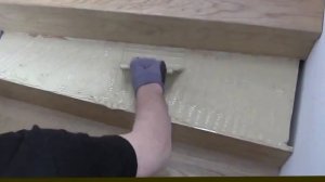 Обшивка лестницы паркетной доской