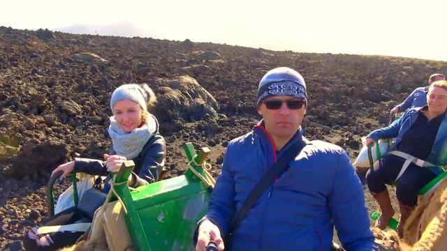 Лансароте Канарские острова (Lanzarote) : катание на верблюдах в Тиманфайя (Timanfaya) #Авиамания