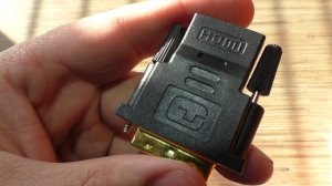 Переходник DVI to HDMI или Как подключить телевизор к компьютеру ?
