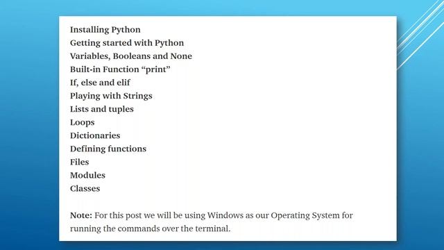 What are the Programming Essentials in Python to Learn Data Science and Machine Learning????
