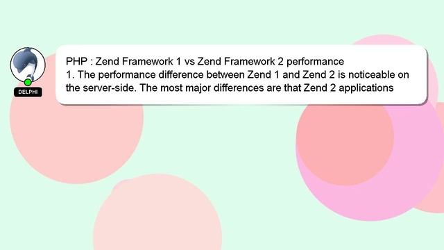 PHP : Zend Framework 1 vs Zend Framework 2 performance смотреть онлайн