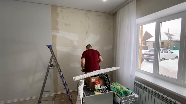 VLOG: ЗАКАЗАЛИ КУХНЮ/ПОКЛЕИЛИ ОБОИ В ЗАЛЕ/ПЕРВЫЙ ШАШЛЫК В ДОМЕ