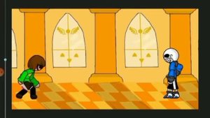 Чара vs санс (анимация рисуем мультфильмы 2)