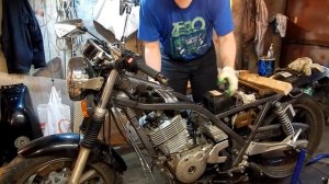 Замена поршневых колец и маслосъемных колпачков Yamaha SRX 400 4 Часть 2 (вскрытие)