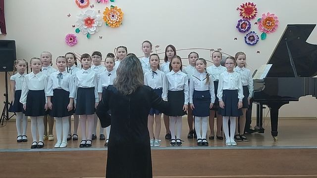 Общешкольный младший хор "Звуки радуги" ДМШ Барабинского района смотреть онлайн