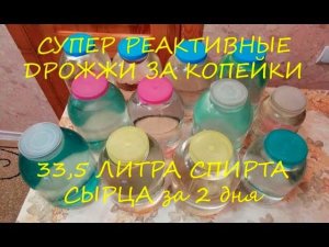 Супер дрожжи для самогона и ректификата. Воронежские дрожжи.
