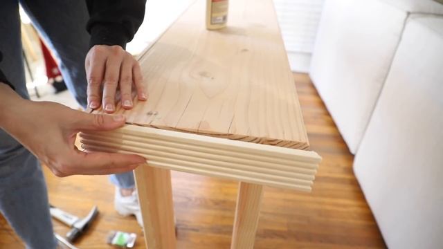 DIY Entryway Console Table UNDER $40 + Decor Styling Tips | XO, MaCenna смотреть онлайн