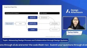 [LIVE] Design After Hours : Advancing Design Process and Collaboration through Design Systems