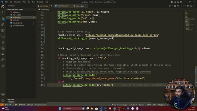 02. Setting Up MLflow Experiments To a Remote Server | DagsHub | MLOps смотреть онлайн