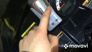 Крепление навигатора на снегоходе