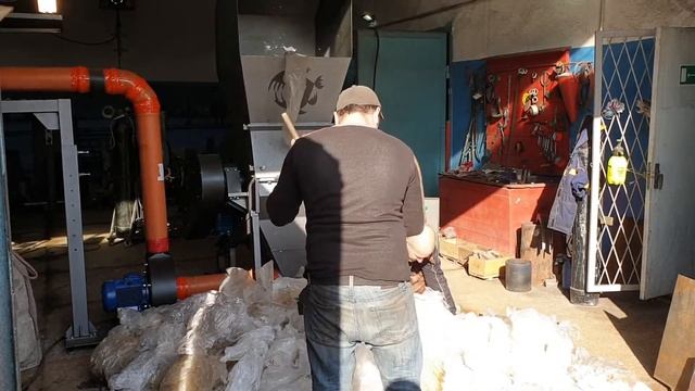 Дробилка для пластмасс ПИРАНЬЯ 600М