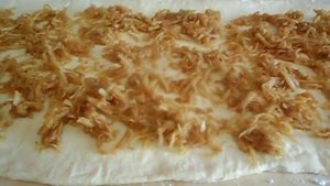 Слоёные булочки с яблоками и корицей. Очень вкусные.
