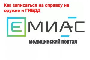 Как записаться на справку на оружие и гибдд.