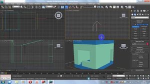 3d max для начинающих урок 3.1 Делаем плинтус