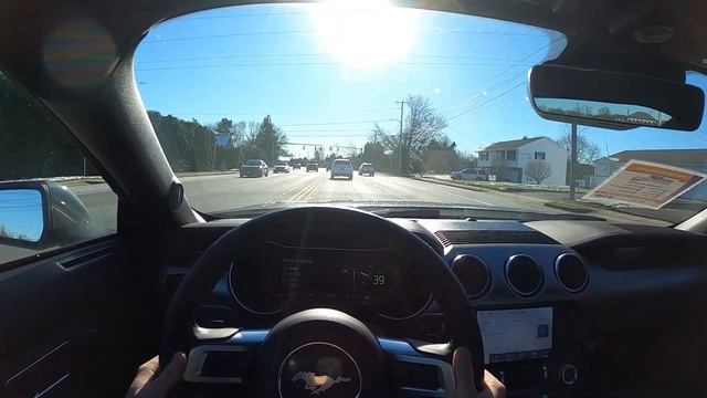 2022-2023 Ford Mustang GT Premium 10AT POV Test Drive, 0-60 // Radial Reviews смотреть онлайн