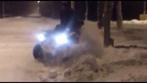 Cf MOTO 800 покатушки зимой