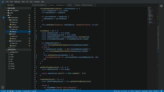 ccbp | Emoji Game | React | Coding practice 18