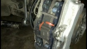 Audi Q7 3.0 tdi замена тормозных колодок