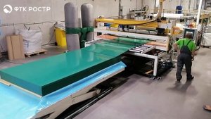 Производство зеленого полимерного листа РОСТР® PP-B