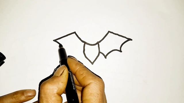 как нарисовать летучую мышь легко смотреть онлайн