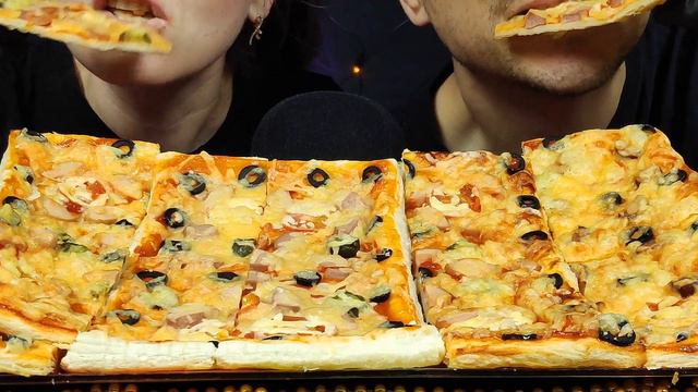 АСМР ДОМАШНЯЯ ПИЦЦА МУКБАНГ | ASMR HOMEMADE PIZZA MUKBANG  | #PIZZA #ПИЦЦА