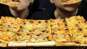 АСМР ДОМАШНЯЯ ПИЦЦА МУКБАНГ | ASMR HOMEMADE PIZZA MUKBANG  | #PIZZA #ПИЦЦА