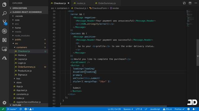 Build an ecommerce website with Django and React // Part 4 - Payments with Stripe смотреть онлайн