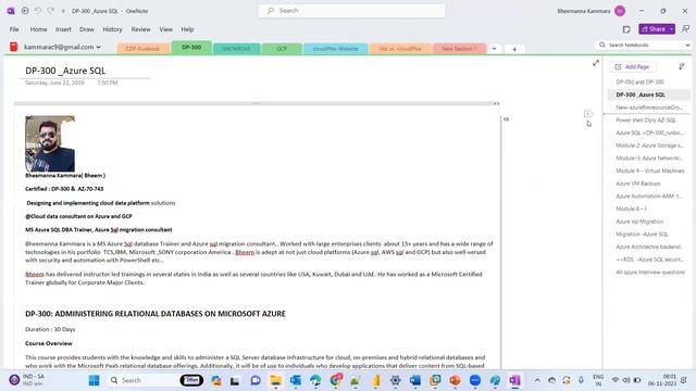 Azure SQL DBA NOV 2023 BATCH 2