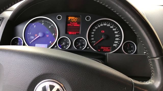 Touareg 2.5 BAC. Запуск с дополнительным проводом массы. смотреть онлайн