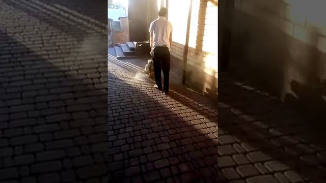 Правильной утрамбовка брусчатки