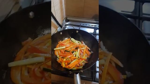 Лапша удон с овощами смотреть онлайн