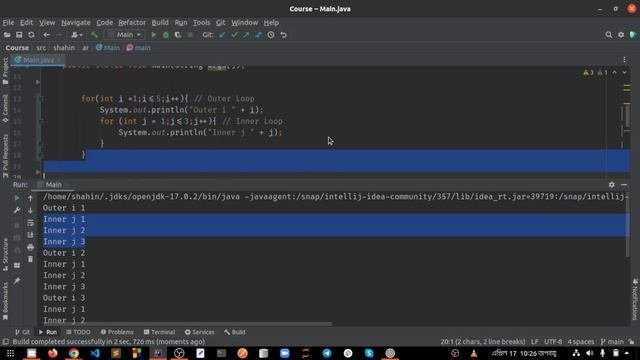 Programming Language Java with OOP concept and JavaFX | Loop