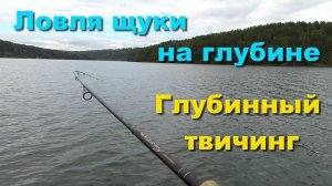 Ловля щуки на глубине. Глубинный твичинг.