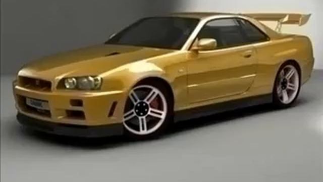 3D Model Nissan SkyLine GT R34 Review смотреть онлайн