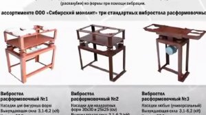 Оборудование для производства тротуарной плитки