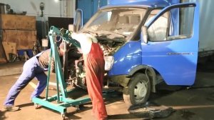 Установка двигателя 1JZ GE с на Газель с кузовом 9 метров