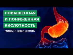 Повышенная и пониженная кислотность желудка. Мифы и реальность. Лечение и профилактика гастрита.