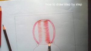 How to draw a vessel  step  by step with basic shapes for beginners,still life color pencil shading