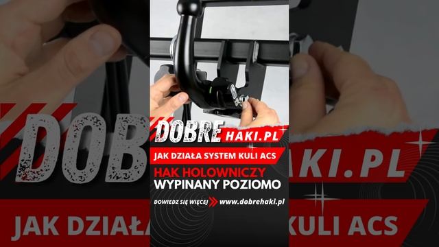 Hak holowniczy wypinany poziomo ACS | Dobrehaki.pl