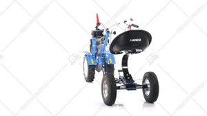Мотоблок Нева МБ2 ZS Zongshen GB225 7.5 + адаптер ездовой 3D обзор