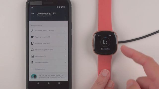 Fitbit Versa 4 Setup (Step-by-Step with Chapters)