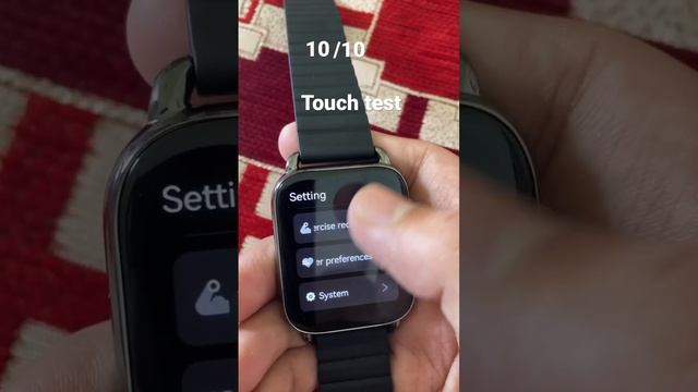 Touch Test of Haylou Rs4 Plus #smartwatch amazing watch