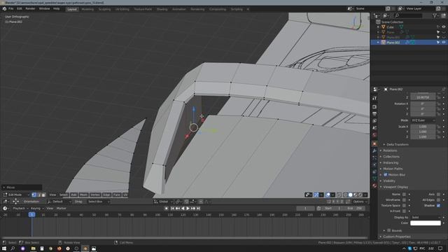 3D моделирование авто в Blender 2.82. Урок 10. смотреть онлайн