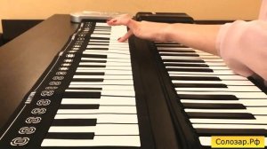 Лучшее гибкое пианино: Сравниваем пианино Solozar с бюджетным китайским аналогом.