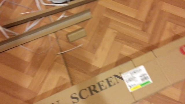 Распаковка Экрана Для Проектора Elite Screen 92дюйма смотреть онлайн