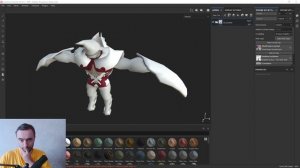 Рабочий день - Blender 3D, Substance Painter, Unity - 17.03.2022