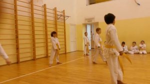 Экзамен по карате на оранжевый пояс 21.12.15